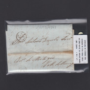 Pré-Filatélica circulada de Viseu para Vale de Remigio datada 22-03-1842