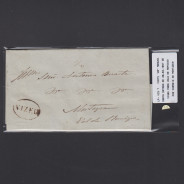 Pré-Filatélica circulada de Viseu para Vale de Remigio datada 28-02-1847