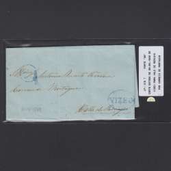 Pré-Filatélica circulada de Viseu para Vale de Remigio datada 06-04-1849