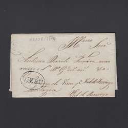 Pré-Filatélica circulada de Viseu para Vale de Remigio datada 26-08-1849