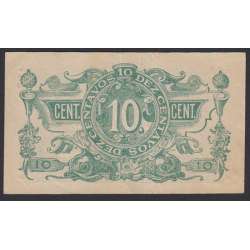 CÉDULA OFICIAL CASA DA MOEDA - 10 CENTAVOS 1917 ( POUCO CIRCULADA )