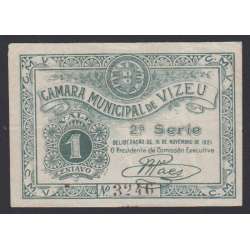 CÉDULA CÂMARA MUNICIPAL DE VIZEU - VALE 1 CENTAVO ( POUCO CIRCULADA )
