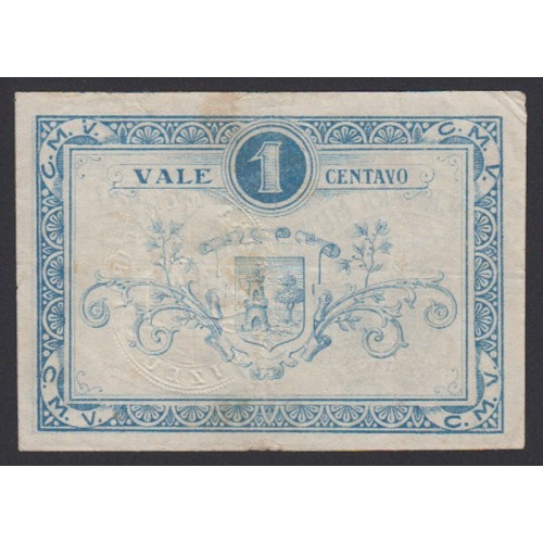 CÉDULA CÂMARA MUNICIPAL DE VIZEU - VALE 1 CENTAVO ( POUCO CIRCULADA )