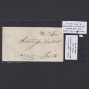 Pré-Filatélica circulada de Braga para Porto datada 15-10-1851
