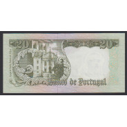 NOTA DE 20 ESCUDOS 1964 ( MUITO POUCO CIRCULADA ) "20$00 1964 Ch.7 SANTO ANTÓNIO - BANCO DE PORTUGAL (26/05/1964)
