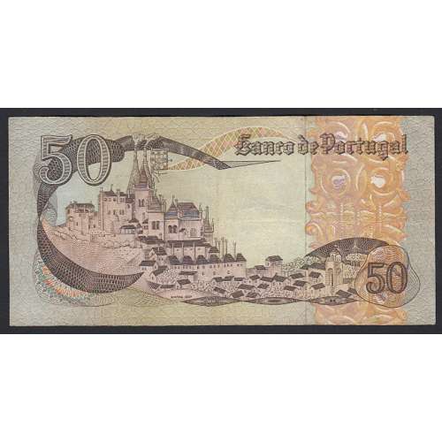 NOTA DE 50 ESCUDOS 1980 ( CIRCULADA ) "50$00 1980 Ch.9 INFANTA D.MARIA - BANCO DE PORTUGAL (01/02/1980)