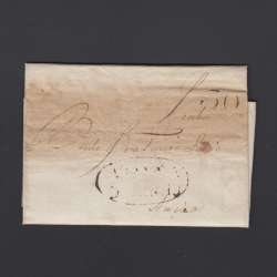 Pré-Filatélica circulada de Viana do Minho para Ançã datada 15-04-1821