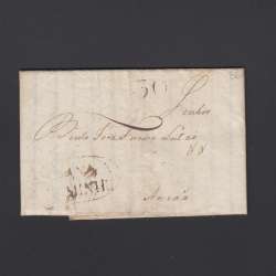 Pré-Filatélica circulada de Viana do Minho para Ançã datada 18-06-1821