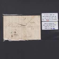 Pré-Filatélica circulada de Viana do Minho para Ançã datada 18-06-1821