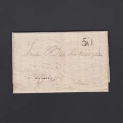 Pré-Filatélica circulada de Viana do Minho para Ançã datada 30-08-1824