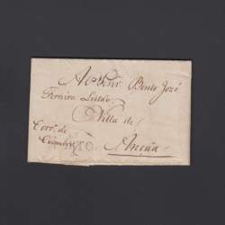 Pré-Filatélica circulada do Porto para Ançã datada 22-07-1823