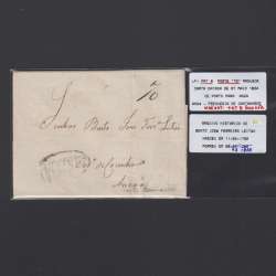 Pré-Filatélica circulada do Porto para Ançã datada 07-05-1824