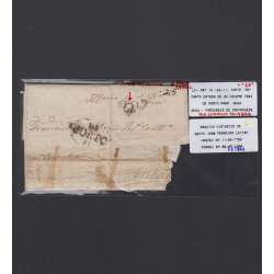 Pré-Filatélica circulada do Porto para Ançã datada 24-11-1824