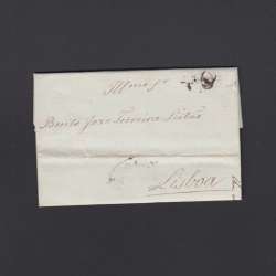 Pré-Filatélica circulada do Porto para Lisboa datada 23-06-1825