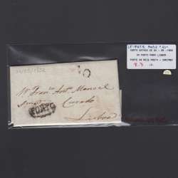 Pré-Filatélica circulada do Porto para Lisboa datada 04-05-1832