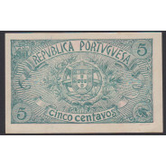 CÉDULA OFICIAL CASA DA MOEDA - 5 CENTAVOS 1918 ( NÃO CIRCULADA )