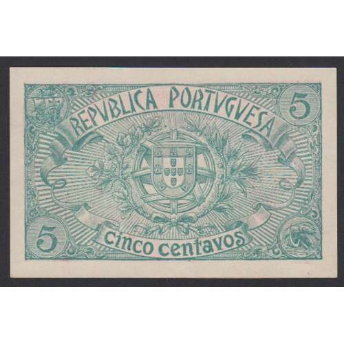CÉDULA OFICIAL CASA DA MOEDA - 5 CENTAVOS 1918 ( NÃO CIRCULADA )
