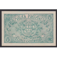 CÉDULA OFICIAL CASA DA MOEDA - 5 CENTAVOS 1918 ( NÃO CIRCULADA )