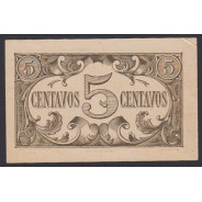 CÉDULA OFICIAL CASA DA MOEDA - 5 CENTAVOS 1918 (NÃO CIRCULADA)