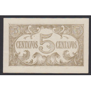CÉDULA OFICIAL CASA DA MOEDA - 5 CENTAVOS 1918 (NÃO CIRCULADA)