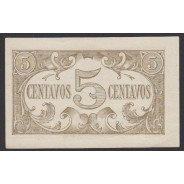 CÉDULA OFICIAL CASA DA MOEDA - 5 CENTAVOS 1918 (NÃO CIRCULADA)