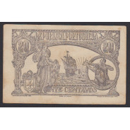 CÉDULA OFICIAL CASA DA MOEDA - 20 CENTAVOS 1922 ( CIRCULADA )
