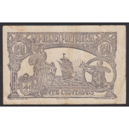 CÉDULA OFICIAL CASA DA MOEDA - 20 CENTAVOS 1922 ( CIRCULADA )