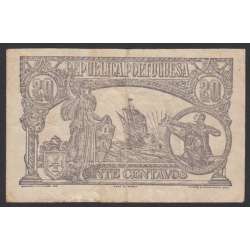 CÉDULA OFICIAL CASA DA MOEDA - 20 CENTAVOS 1922 ( CIRCULADA )