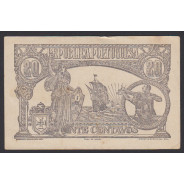 CÉDULA OFICIAL CASA DA MOEDA - 20 CENTAVOS 1922 ( POUCO CIRCULADA )