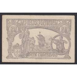 CÉDULA OFICIAL CASA DA MOEDA - 20 CENTAVOS 1922 ( CIRCULADA )