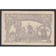CÉDULA OFICIAL CASA DA MOEDA - 20 CENTAVOS 1922 ( CIRCULADA )
