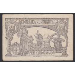 CÉDULA OFICIAL CASA DA MOEDA - 20 CENTAVOS 1922 ( CIRCULADA )