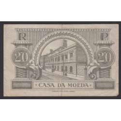 CÉDULA OFICIAL CASA DA MOEDA - 20 CENTAVOS 1917 ( CIRCULADA )