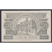 CÉDULA OFICIAL CASA DA MOEDA - 20 CENTAVOS 1917 ( NÃO CIRCULADA )