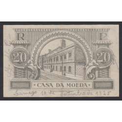 CÉDULA OFICIAL CASA DA MOEDA - 20 CENTAVOS 1917 ( POUCO CIRCULADA )