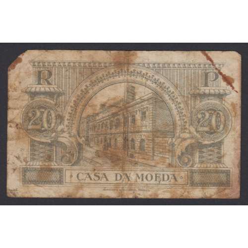 CÉDULA OFICIAL CASA DA MOEDA - 20 CENTAVOS 1917 ( CIRCULADA +)