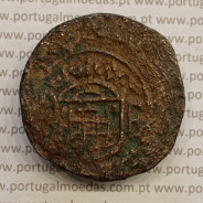 MOEDA DE 15 RÉIS COBRE " JELALLA" 1725 - MOÇAMBIQUE - D. JOÃO V (1706-1750) 1ª EMISSÃO COLONIAL DE MOÇAMBIQUE