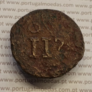 MOEDA DE 15 RÉIS COBRE " JELALLA" 1725 - MOÇAMBIQUE - D. JOÃO V (1706-1750) 1ª EMISSÃO COLONIAL DE MOÇAMBIQUE