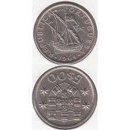 5$00 escudos 1964 cupro-níquel, 5 Escudos 1964 cuproníquel da República Portuguesa, (Soberba), World Coins Portugal KM 591