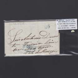 Pré-Filatélica circulada do Porto para Vale de Remigio datada 15-10-1838