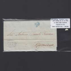 Pré-Filatélica circulada do Porto para Figueira datada 18-01-1842