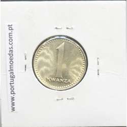 MOEDA DE 1 KWANZA CUPRO-NÍQUEL NÃO DATADA (1977) REPÚBLICA POPULAR DE ANGOLA - KRAUSE WORLD COINS ANGOLA KM83