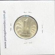 MOEDA DE 1 KWANZA CUPRO-NÍQUEL NÃO DATADA (1977) REPÚBLICA POPULAR DE ANGOLA - KRAUSE WORLD COINS ANGOLA KM83