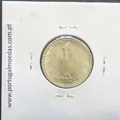 MOEDA DE 1 KWANZA CUPRO-NÍQUEL NÃO DATADA (1977) REPÚBLICA POPULAR DE ANGOLA - KRAUSE WORLD COINS ANGOLA KM83
