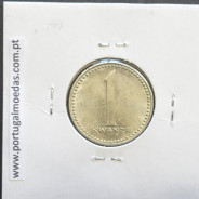 MOEDA DE 1 KWANZA CUPRO-NÍQUEL NÃO DATADA (1977) REPÚBLICA POPULAR DE ANGOLA - KRAUSE WORLD COINS ANGOLA KM83