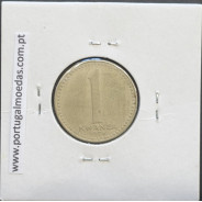 MOEDA DE 1 KWANZA CUPRO-NÍQUEL 1979 REPÚBLICA POPULAR DE ANGOLA - KRAUSE WORLD COINS ANGOLA KM83