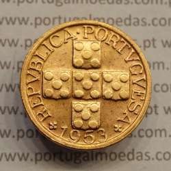 MOEDA DE VINTE CENTAVOS (XX CENTAVOS) BRONZE 1953 MBC+/BELA MOEDA DE VINTE CENTAVOS (XX CENTAVOS) BRONZE 1953 MBC+/BELA