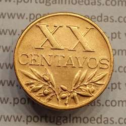 MOEDA DE VINTE CENTAVOS (XX CENTAVOS) BRONZE 1953 MBC+/BELA MOEDA DE VINTE CENTAVOS (XX CENTAVOS) BRONZE 1953 MBC+/BELA