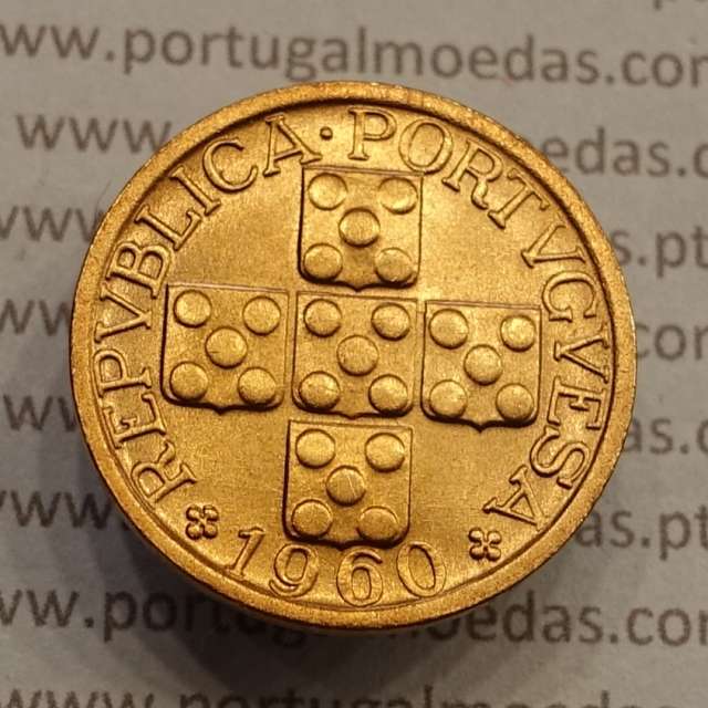 MOEDA DE VINTE CENTAVOS (XX CENTAVOS) BRONZE 1960 BELA