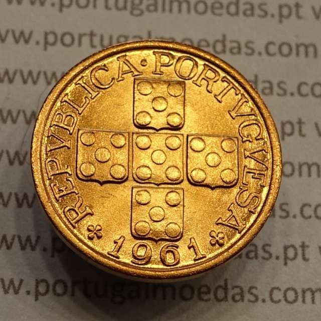 MOEDA DE VINTE CENTAVOS (XX CENTAVOS) BRONZE 1961 SOBERBA